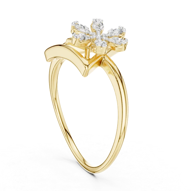 Bague En Argent Massif 925 Rhodié - Taille 52 - Pavé De Diamants Cz Noir & Blanc - Marque Dolly-Bijoux