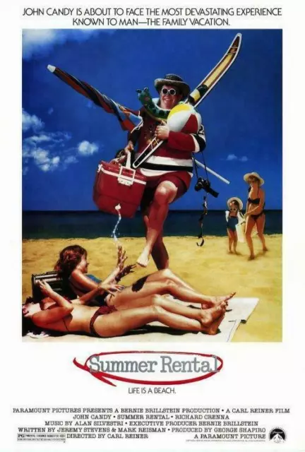 399389 Summer Rental Movie John Candy Rip Torn WALL PRINT POSTER AU