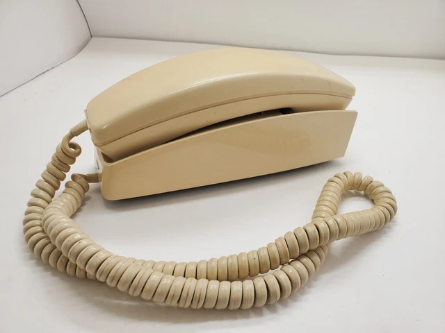 Rotary Desk/Wall Telephone Ivory Color Read Discrimination