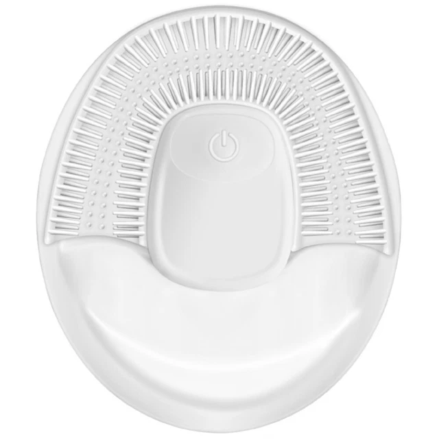 Elektrische Zahnbürste 360 Kieselgel 360-Grad-Zahnreiniger White