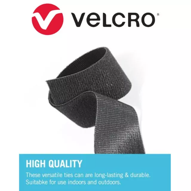 Velcro® Brand ONE-WRAP® Cable Straps 10mm to 25mm Black - Cable Ties