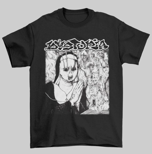 Dystopia Band Vintage Graphic Shirt Unisex Black Cotton Men Women S-5XL