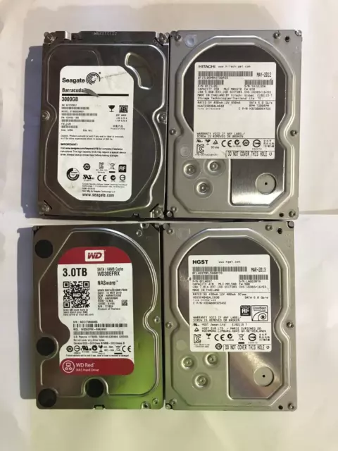 One 3TB Seagate WD Hitachi HGST Seagate, etc 3.5" SATA Hard Drive HDD