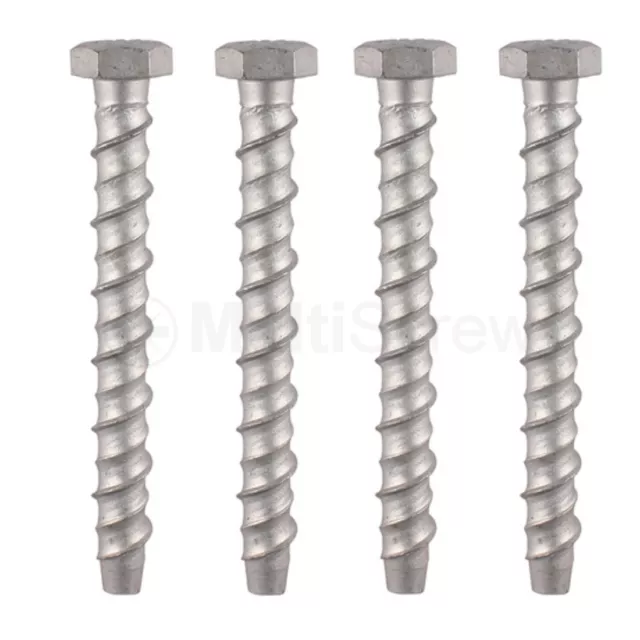 M6 M8 M10 M12 M16 Hex Head Multi Fix Thunder Concrete Bolts Screw Anchor Fixings