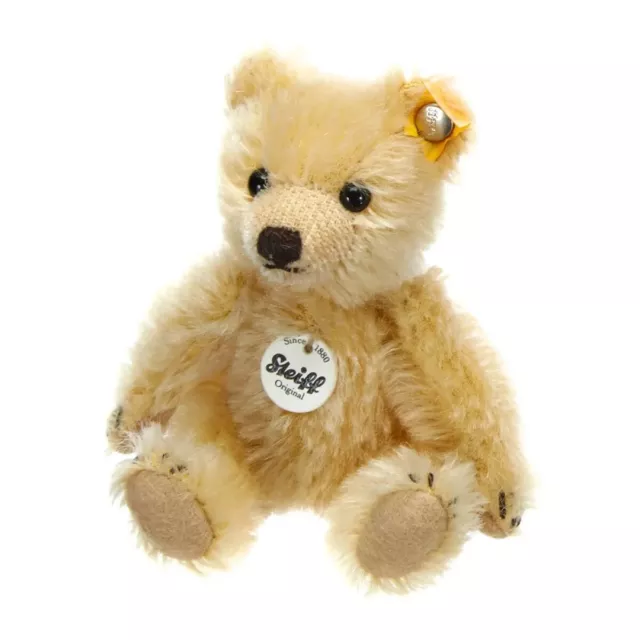 Steiff Mini Blond Teddybär - 10cm Classic Teddybear - Mohair