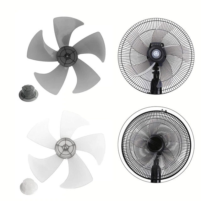 Hojas de ventilador ligeras con cubierta de nuez de plástico fáciles de instalar