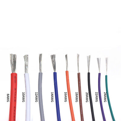 PVC Electrical Equipment Battery Wire Cable Stranded Core Flexible 14awg - 24awg