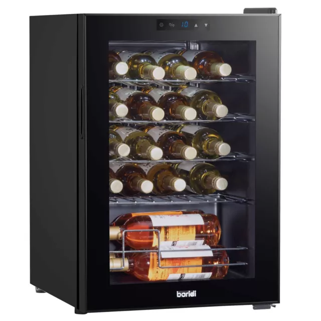  Smad Wine Fridge Freestanding, 19 Bottle Compressor Small Wine  Cooler Refrigerator for Home with Digital Thermostat and Glass Door,  Stainless Steel : Home & Kitchen