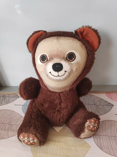 PELUCHE OURS OURSON ARTICULÉ CRÉATIONS DANY PARIS VINTAGE ANNÉES 60 Ou 70(50 CM