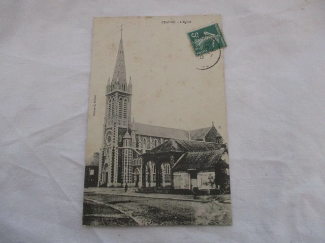 Cpa Orne 61 Ceaucé L'eglise