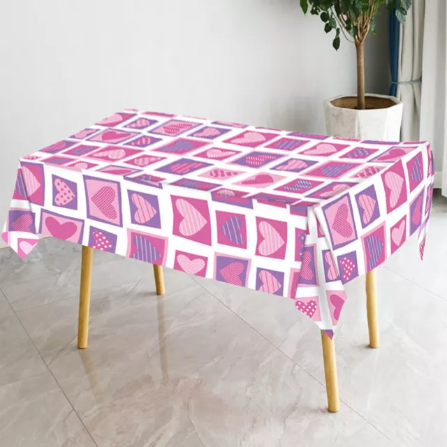 Spill-proof Table Cover High Quality Peva Tablecloth Romantic for Holiday