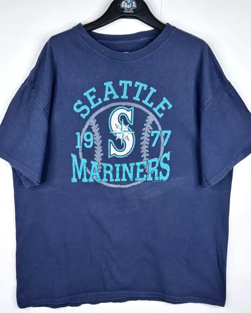 Majestic Seattle Mariners USA Baseball Mlb Herren T-Shirt XL Blau Y