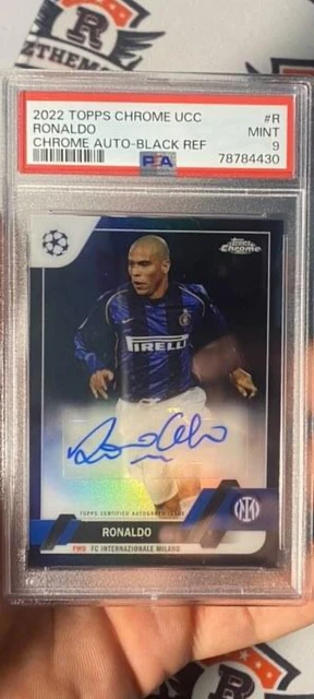 Ronaldo R9 Auto 2022-23 TOPPS CROMATO Competizioni UEFA per Club Ronaldo R9 Auto/10 ...