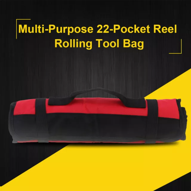 ROLLING TOOL BAG Canvas Tote Bags for Crafts Cutip Holder Tools Outdoor ...