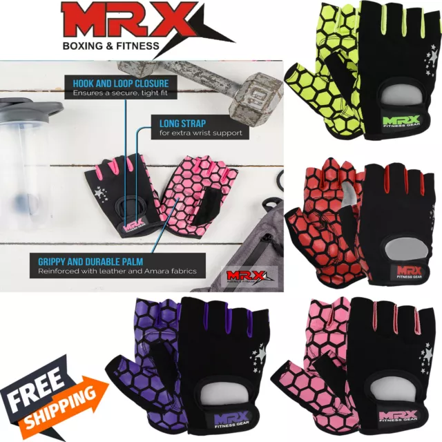 Women Fitness Gloves Ladies Weight Lifting Training Glove Heavy Gym Workout