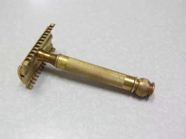 Vintage Gillette NEW BALL HANDLE Double Edge Safety Razor - 1930's