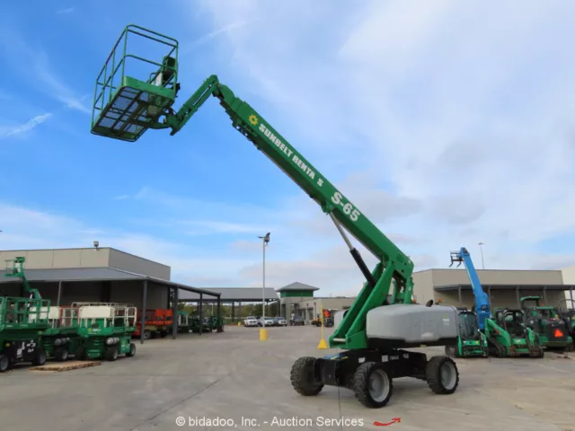 2016 Genie S-65 65' 4WD Diesel Telescopic Boom Lift Man Aerial Platform