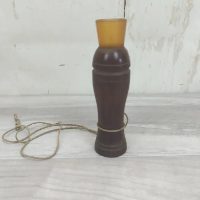 Vintage Herters Wooden Duck Call Hunting Outdoorsman