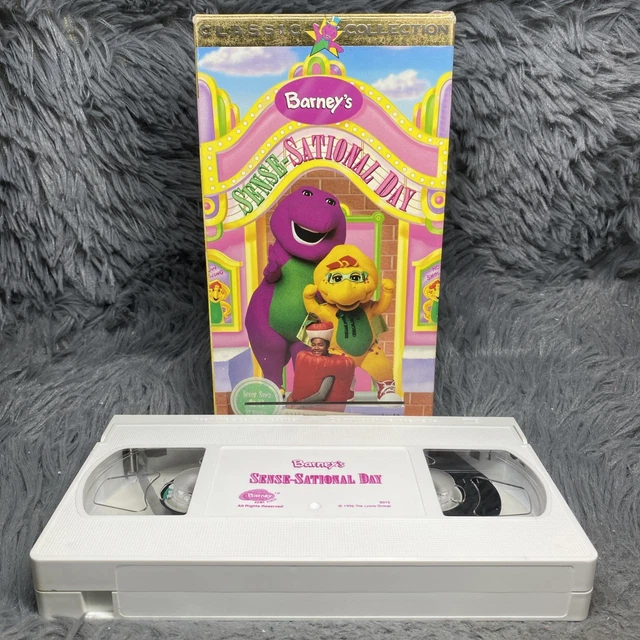 BARNEY & FRIENDS Sense-Sational Day (VHS, 1996) PBS Classic ~ BUY 2 GET ...