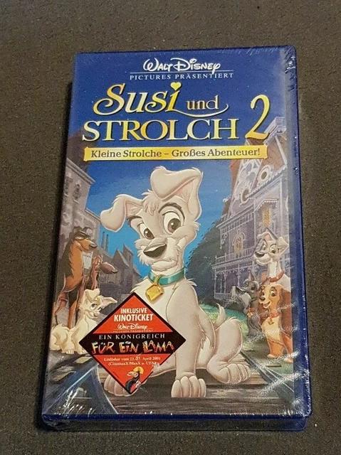 WALT DISNEY SUSI und Strolch 2, VHS, Kleine Strolche Großes Abenteuer