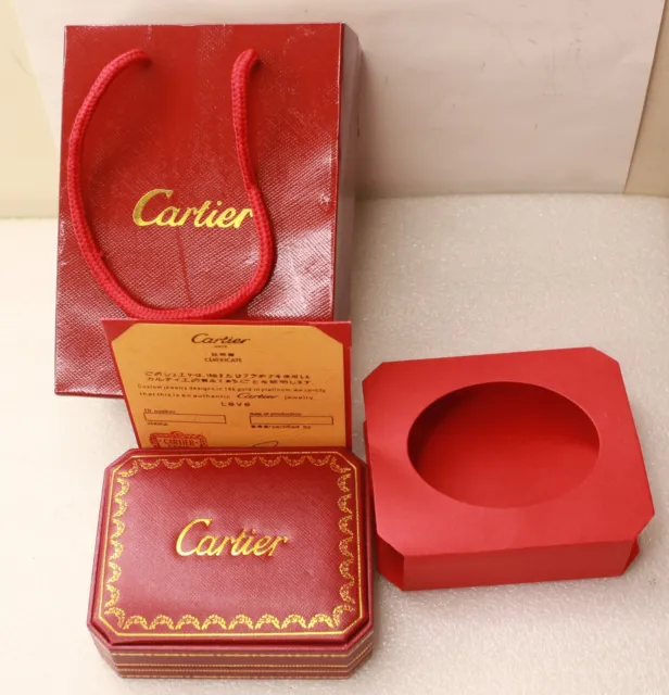 Cartier Authentic Love Bracelet Box, Screwdriver, Gift Bag, Sleeve, Certificate