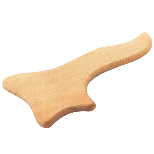 Vivezen - Masseur, spatule de madérothérapie en bois de hêtre, anti-cellulite