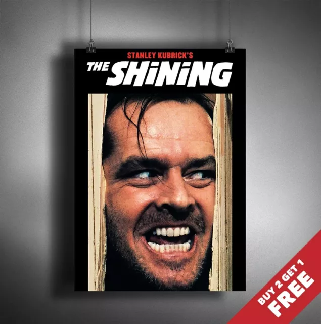 THE SHINING 1980 MOVIE POSTER A3 A4 * Stanley Kubrick Stephen King Film Print