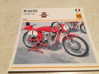Agusta Ottantatre 83 cm3 1959 Porta Carte Motocicletta Di Collezione Atlas Italy 