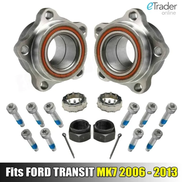 For Ford Transit MK7 Front Wheel Bearings Hub Kit Bearings X2 (PAIR) 2006-2013