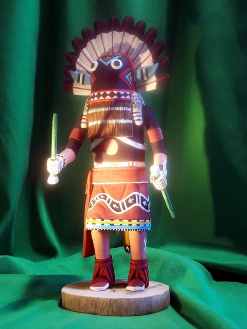 Muñeca Hopi Kachina - The Broadface Kachina de Conrad Torivio - ¡Hermosa!