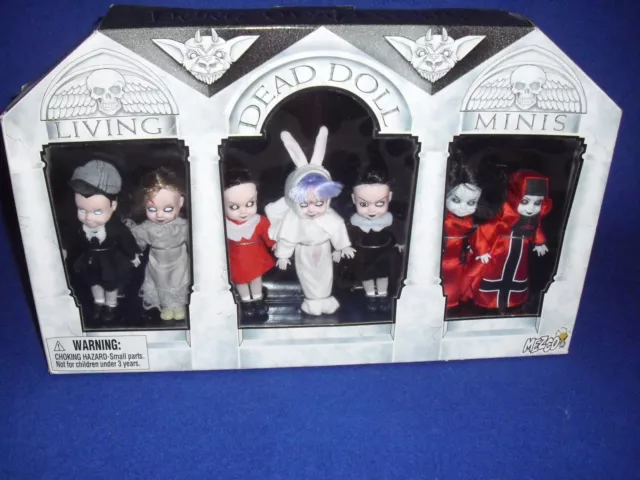 Living Dead Dolls Minis Mausoleum Set 1 Sadie Bad Habit Ldd Fuori Commercio Oop