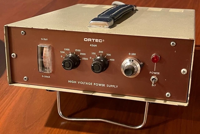 EG&G Ortec 456H Bench Top High Voltage Power Supply NIM Module Tested Tube Audio