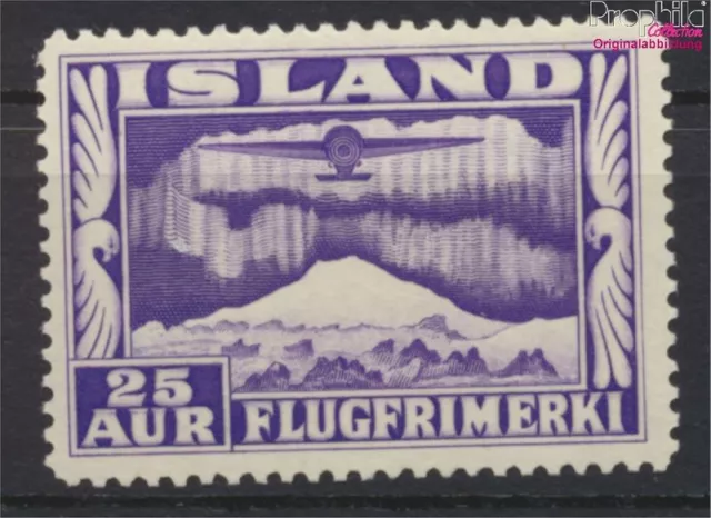 Iceland 177A unmounted mint / never hinged 1934 post flight marks (9916212