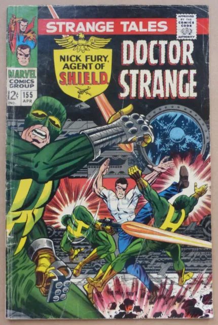 Strange Tales #155, Classic Silver Age, Jim Steranko Art & Script.