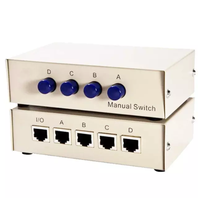 Boitier de Partage ethernet RJ45 / Switch LAN - 4 + 1 ports