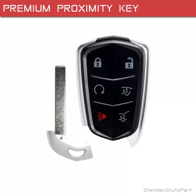 Keyless Entry Remote Key for Cadillac ATS CTS XTS (2015-19) HYQ2AB 13594023 3