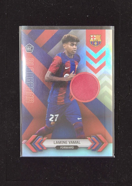 2023-24 TOPPS TEAM Set LAMINE YAMAL #BR-LY recrue patch maillot