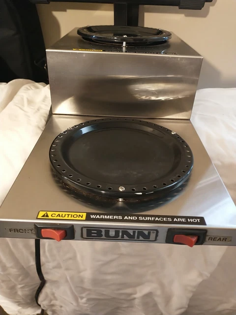 Bunn Wl2 Stainless Steel Dual Burner Coffee Pot Warmer Tested