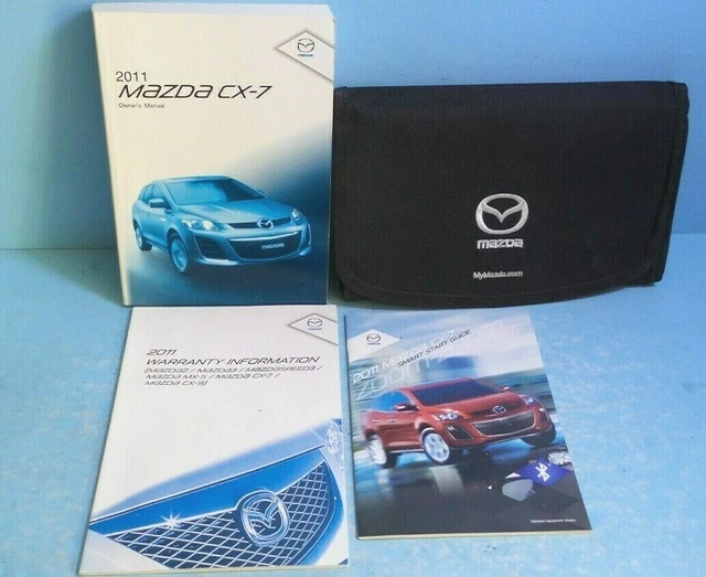 11 2011 Mazda CX-7/CX7 owners manual