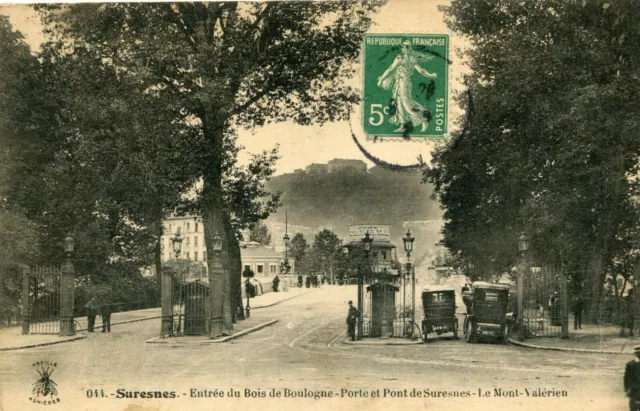 SURESNES entrance to the Bois de Boulogne Porte et Pont de Suresnes Le Mont Valérien