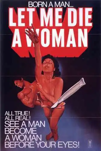 Let Me Die A Woman Poster 01 Metallschild A4 12x8 Aluminium