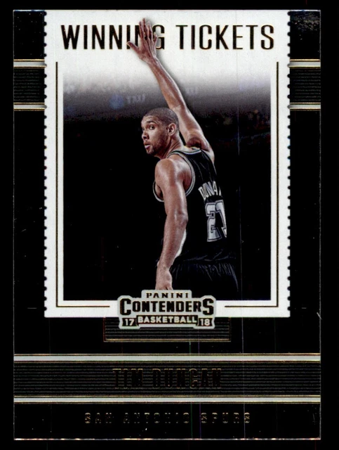 2017-18 Panini Contenders Tim Duncan Basketball Cards #5