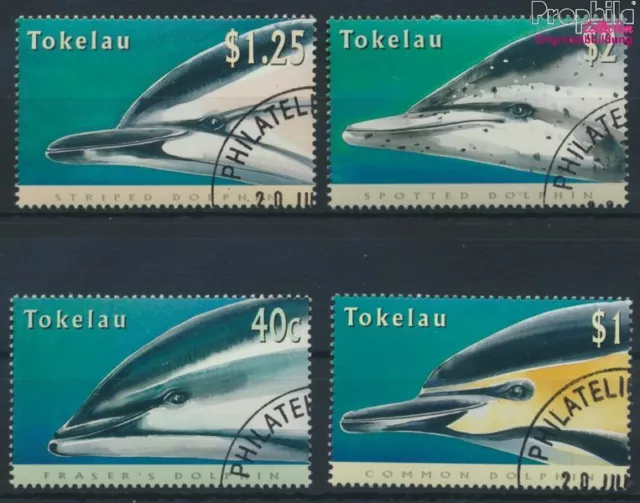 Briefmarken Tokelau 1996 Mi 234-237 (kompl.Ausg.) gestempelt Fische(9294084