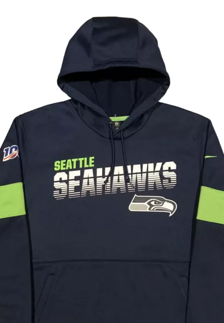 BRAND NEW!! Nike On-Field SEATTLE SEAHAWKS 100 Year NFL Performance Hoodie XL