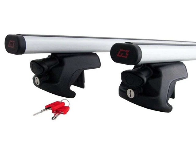 Barres De Toit Aluminium Pour Fiat Fiorino/Qubo 2007-2023 - 2 Pièces Grises, Charge 75 Kg, Design Aérodynamique - 5