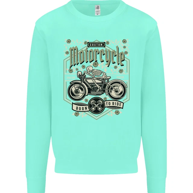 Felpa personalizzata moto biker moto uomo maglione 5