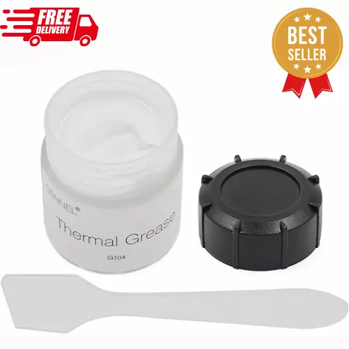 GENNEL 20g White Thermal Conductive Compound Grease Heat Sink Paste for CPU G...