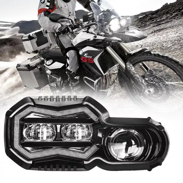 Motorcycle LED Headlight Hi/Lo Beam Projector For BMW F800R F800GS F700GS F650GS