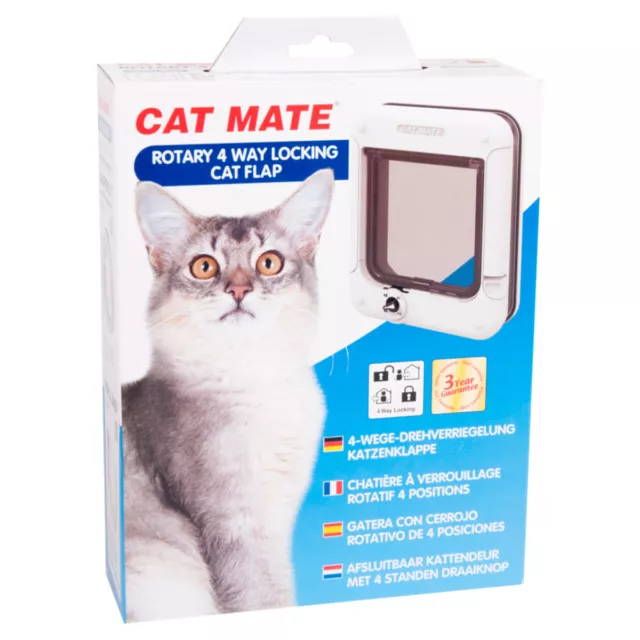 Cat Mate Porte de Chat / Chatière Verrouillable, Neuf