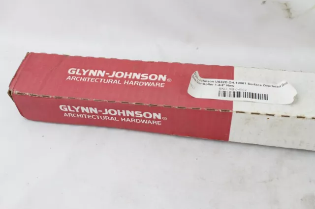 Glynn-Johnson US32D OH.10861 Surface Overhead Door Stop Controller 1.3/4" New